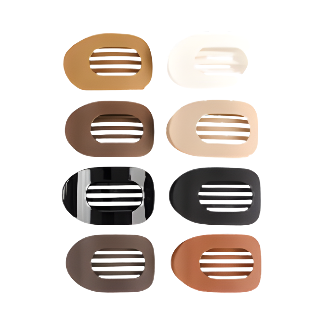 Flatties - Flache Matte Haarclips