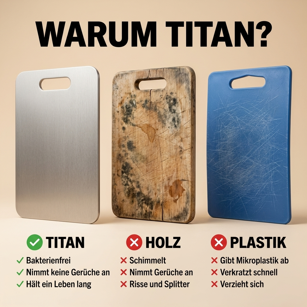 TitaniumBrett – Das gesunde Schneidebrett